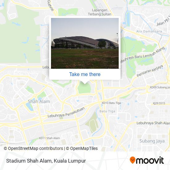 Peta Stadium Shah Alam