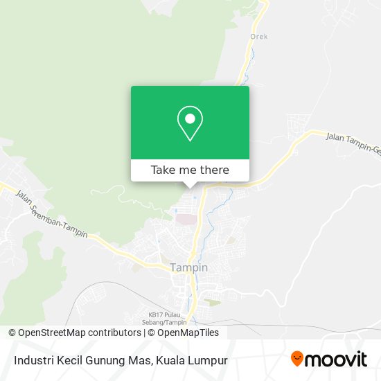 Industri Kecil Gunung Mas map