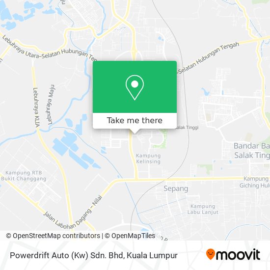 Peta Powerdrift Auto (Kw) Sdn. Bhd