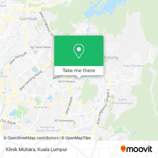 Klinik Mutiara map