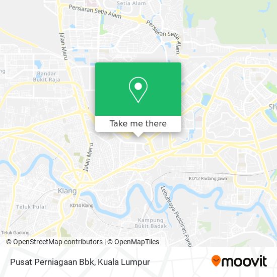 Pusat Perniagaan Bbk map