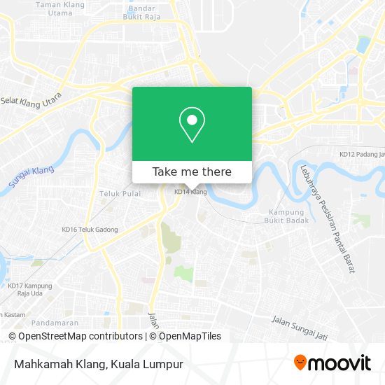 Mahkamah Klang map