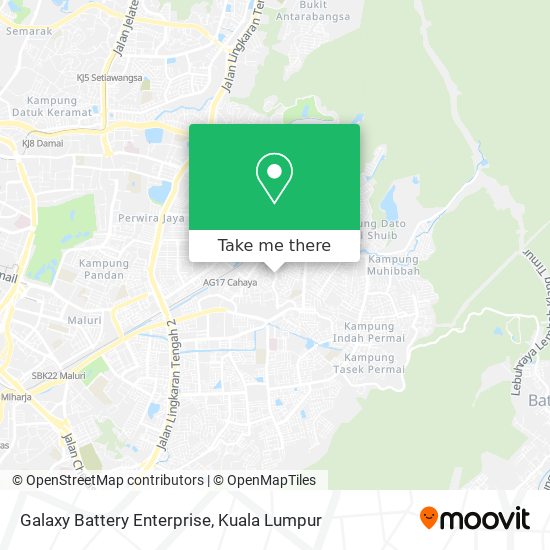 Galaxy Battery Enterprise map