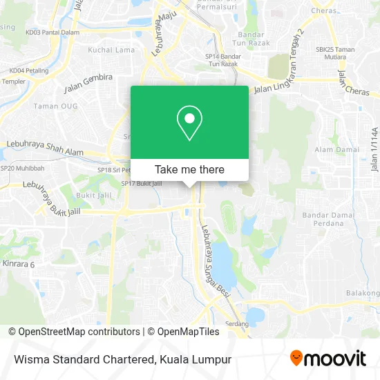 Wisma Standard Chartered map