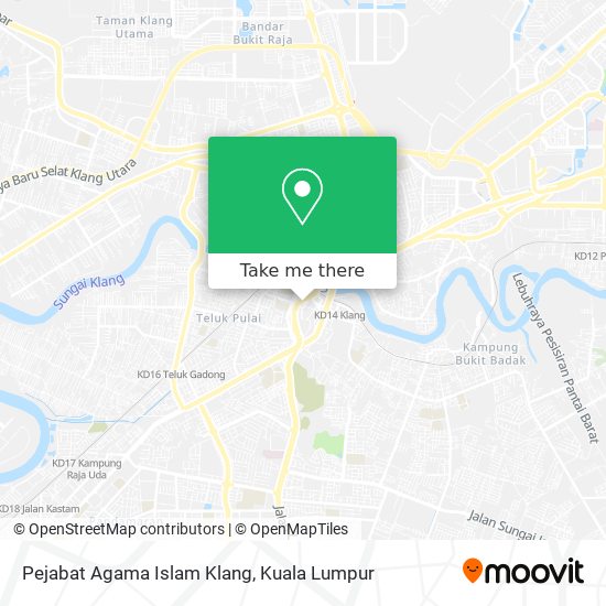 Pejabat Agama Islam Klang map