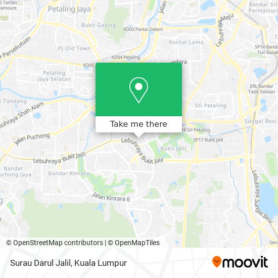 Peta Surau Darul Jalil