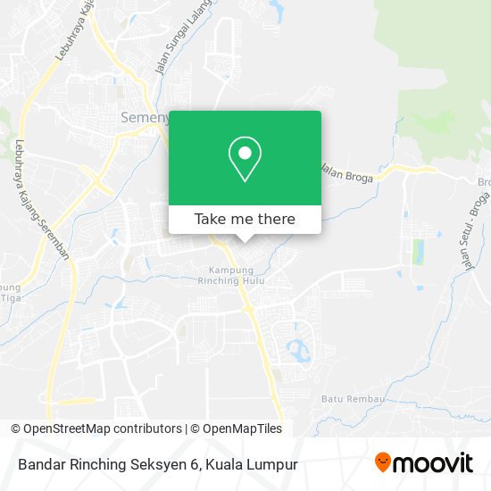 Bandar Rinching Seksyen 6 map