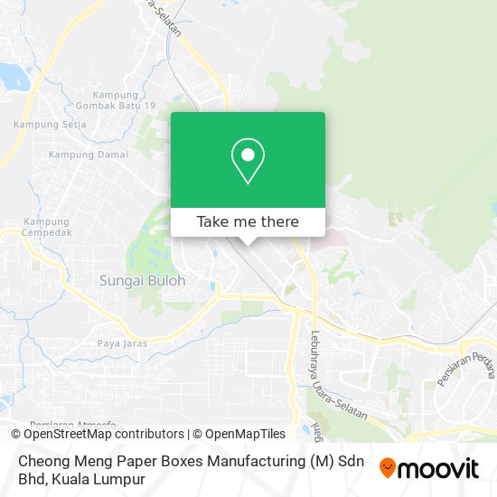 Cheong Meng Paper Boxes Manufacturing (M) Sdn Bhd map