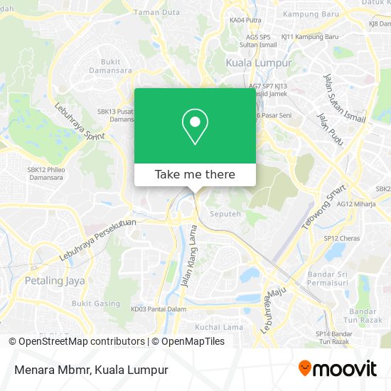 Menara Mbmr map