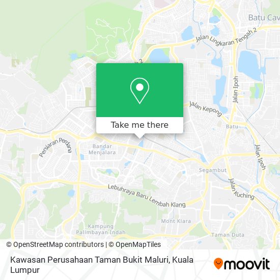 Peta Kawasan Perusahaan Taman Bukit Maluri