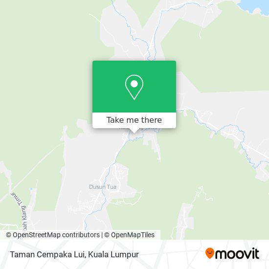 Peta Taman Cempaka Lui