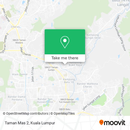 Taman Mas 2 map