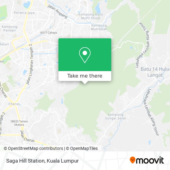 Saga Hill Station map