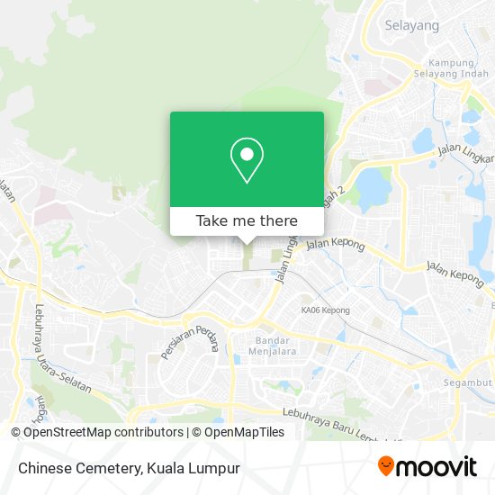 Chinese Cemetery map