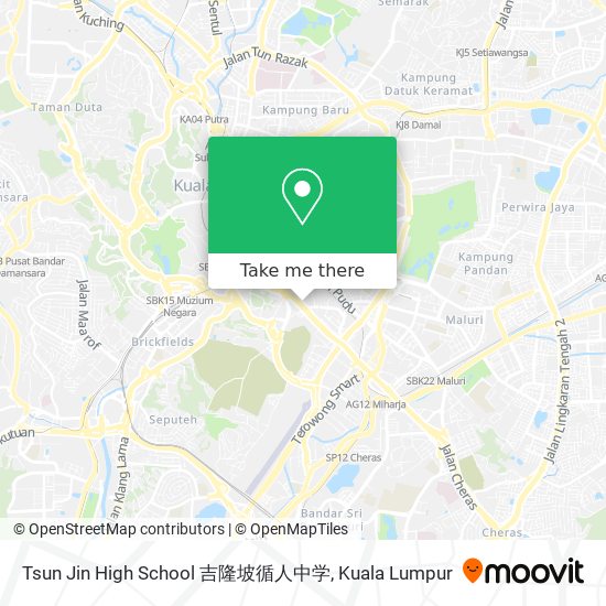 Tsun Jin High School 吉隆坡循人中学 map