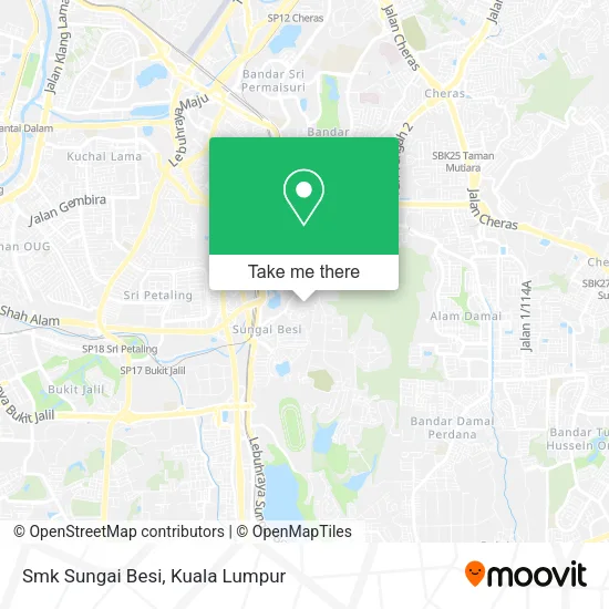 Smk Sungai Besi map