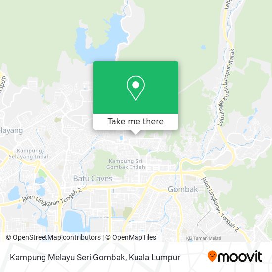 Peta Kampung Melayu Seri Gombak