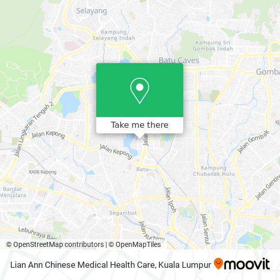 Lian Ann Chinese Medical Health Care map