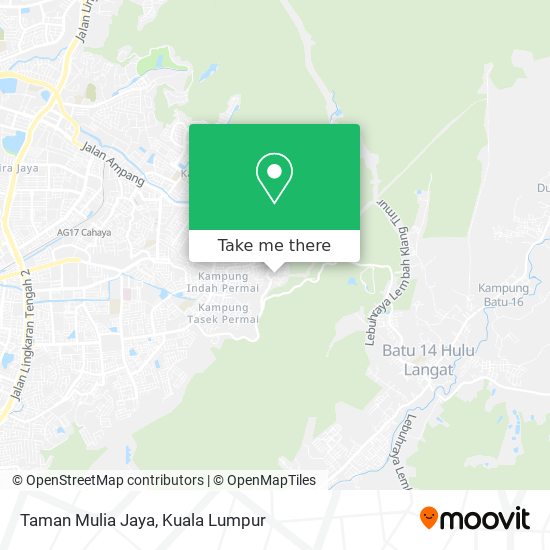 Peta Taman Mulia Jaya