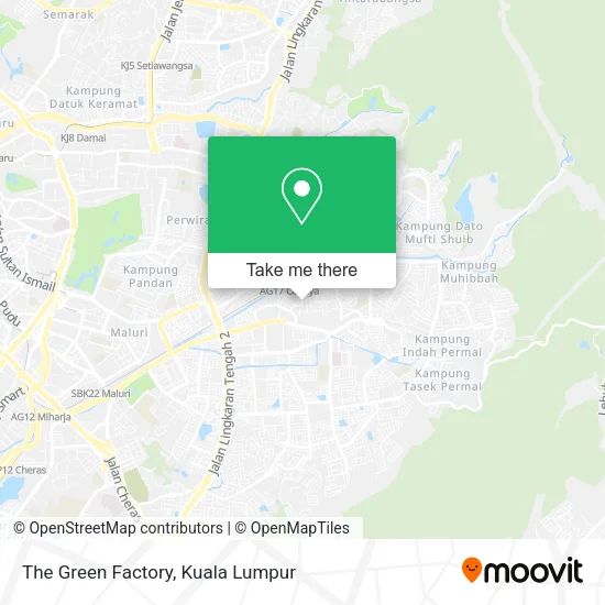 The Green Factory map