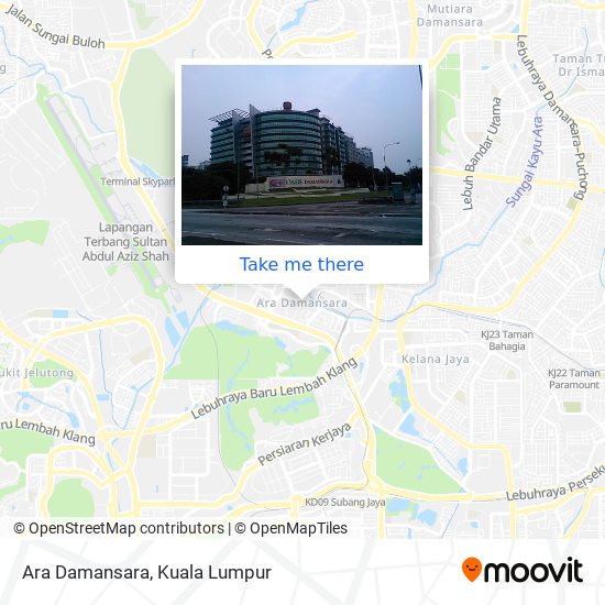 Ara Damansara map