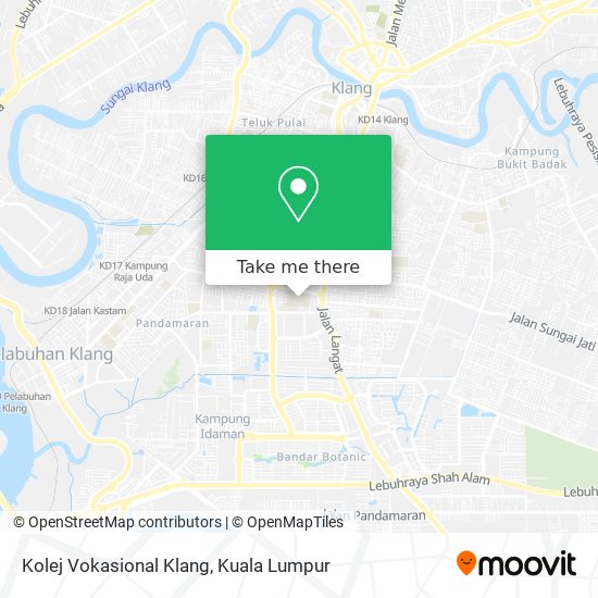 Kolej Vokasional Klang map