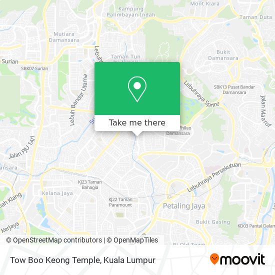 Tow Boo Keong Temple map