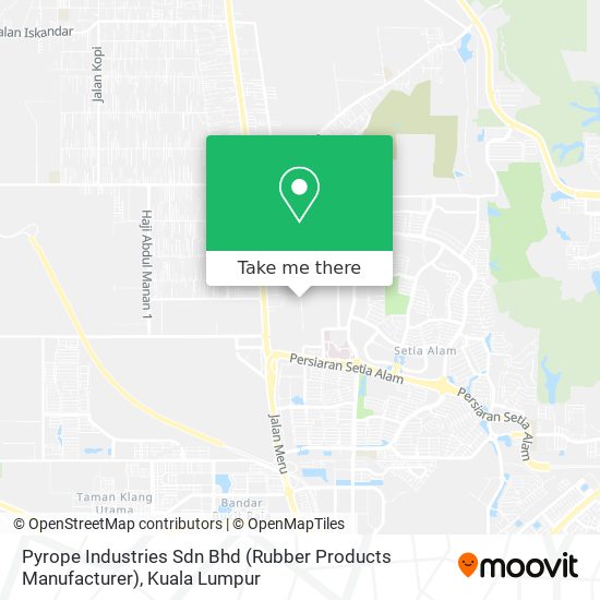 Pyrope Industries Sdn Bhd (Rubber Products Manufacturer) map