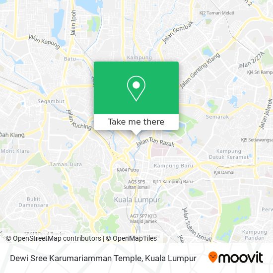 Dewi Sree Karumariamman Temple map