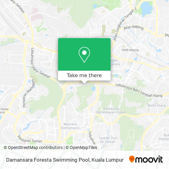 Damansara Foresta Swimming Pool map