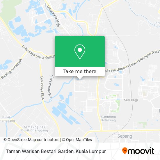 Peta Taman Warisan Bestari Garden