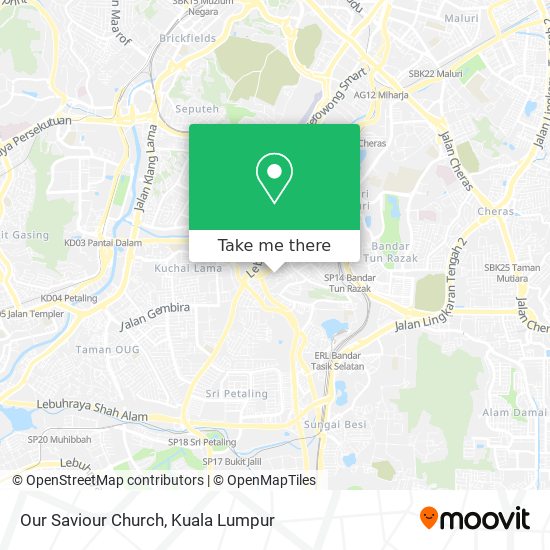 Our Saviour Church map