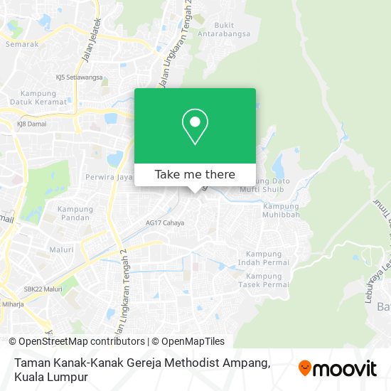 Taman Kanak-Kanak Gereja Methodist Ampang map