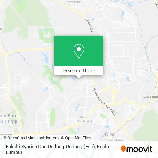 Peta Fakulti Syariah Dan Undang-Undang (Fsu)