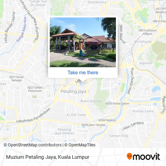 Peta Muzium Petaling Jaya