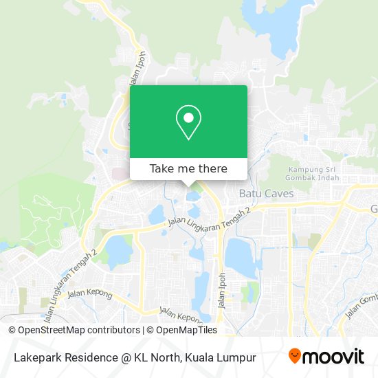 Lakepark Residence @ KL North map