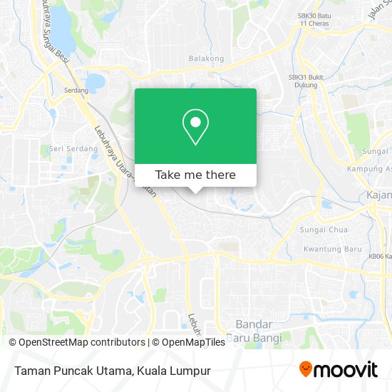 Taman Puncak Utama map