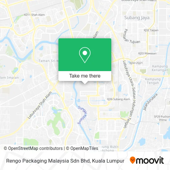 Rengo Packaging Malaysia Sdn Bhd map