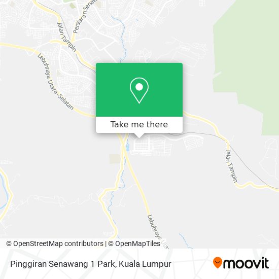 Pinggiran Senawang 1 Park map