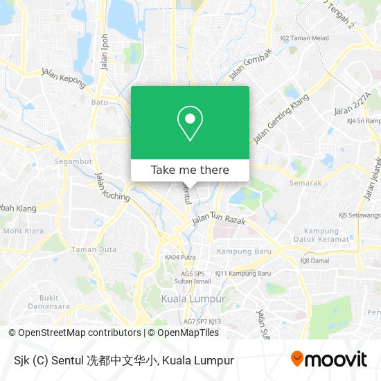 Sjk (C) Sentul 冼都中文华小 map