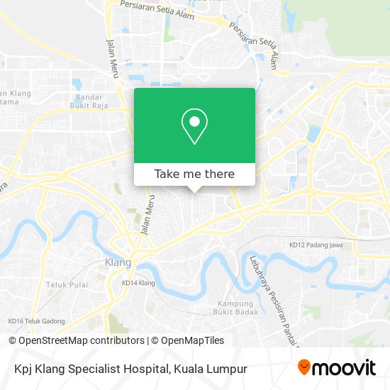 Peta Kpj Klang Specialist Hospital