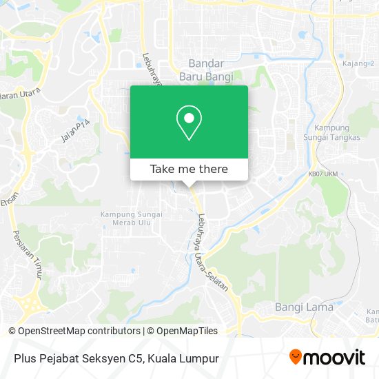 Plus Pejabat Seksyen C5 map