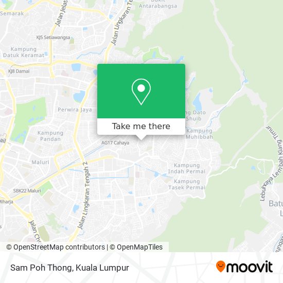 Peta Sam Poh Thong