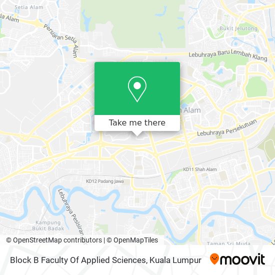 Block B Faculty Of Applied Sciences map