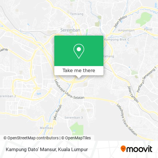 Kampung Dato' Mansur map