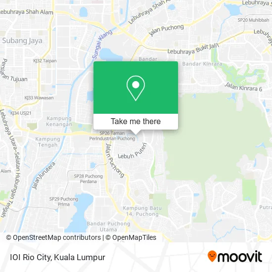 IOI Rio City map