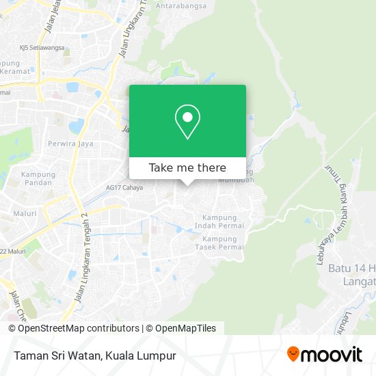 Taman Sri Watan map