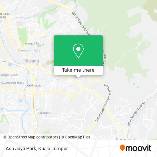 Asa Jaya Park map