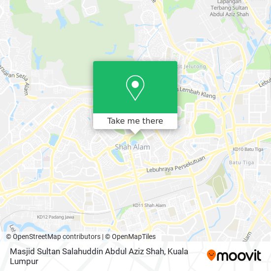 Masjid Sultan Salahuddin Abdul Aziz Shah map