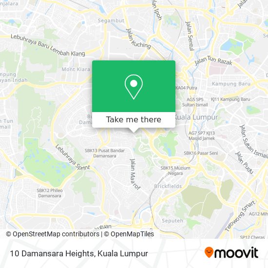 10 Damansara Heights map